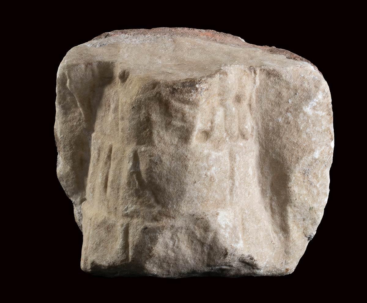 Italian Roman fragment of cuirass (Lorica musculata) with Gorgon