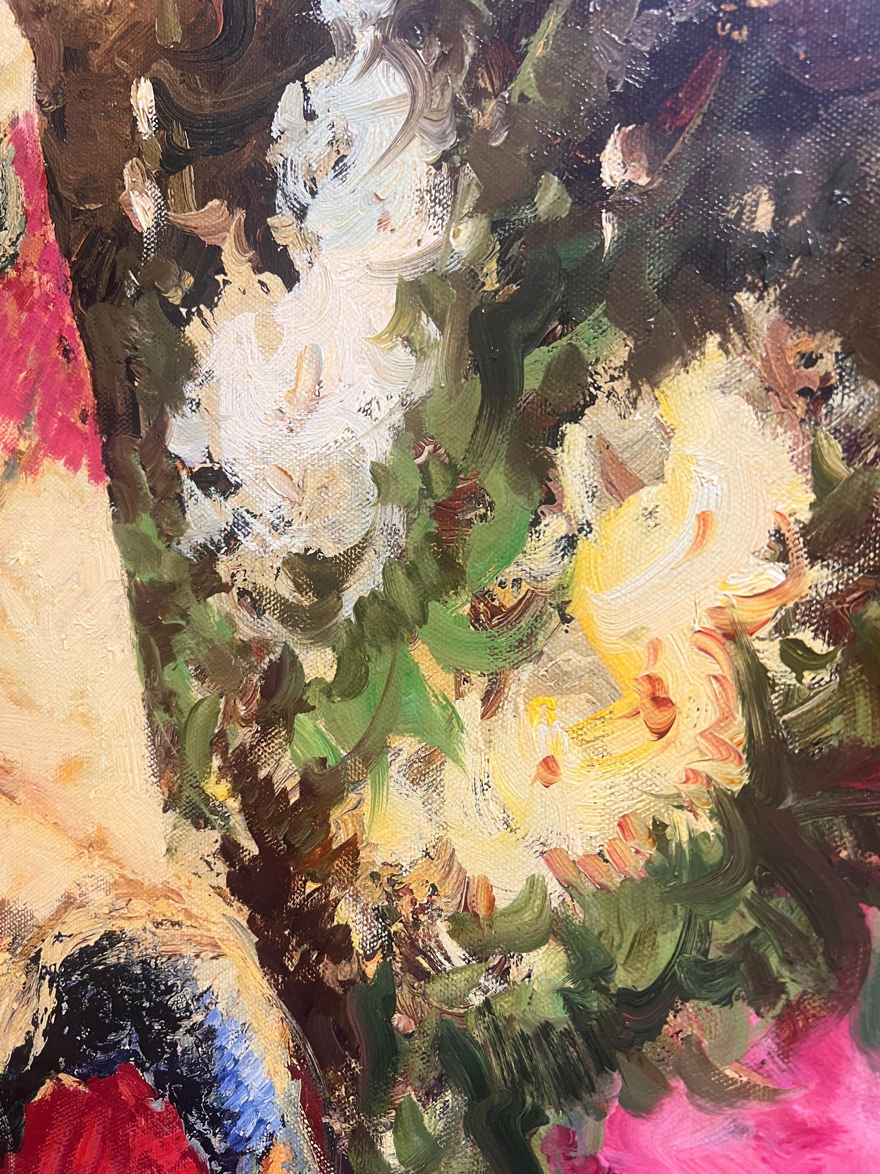 Friedfertigkeit (Braun), Figurative Painting, von Roman Frances