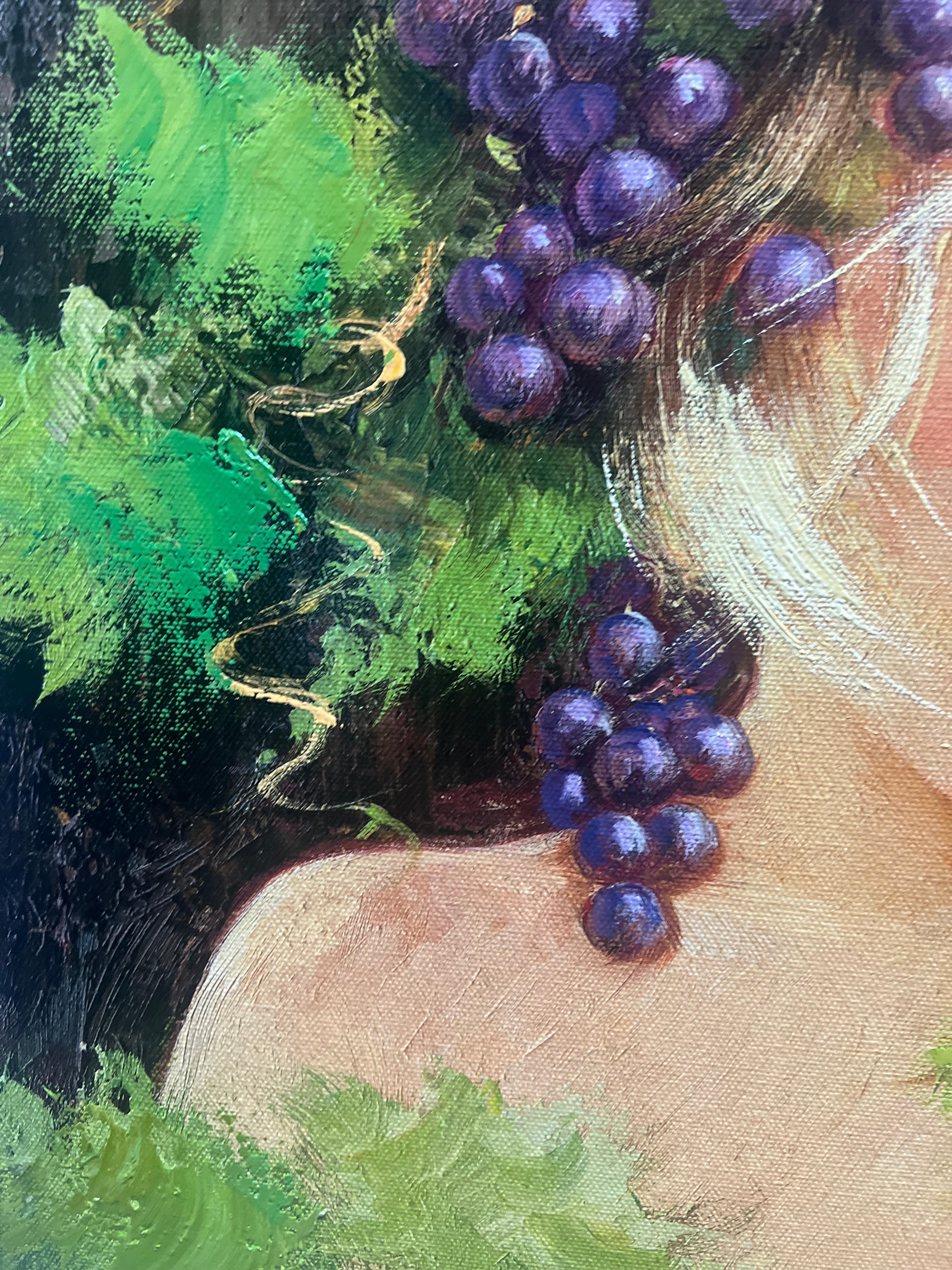 Timidezza - Painting Impressionismo di Roman Frances