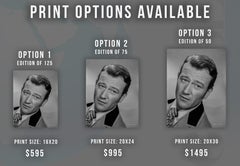 John Wayne in Tie Fine Art Print
