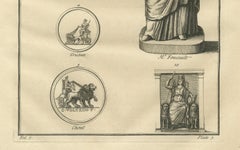 Roman Funerary Monument and Relief Sculpture – Montfaucon Engraving, 1721