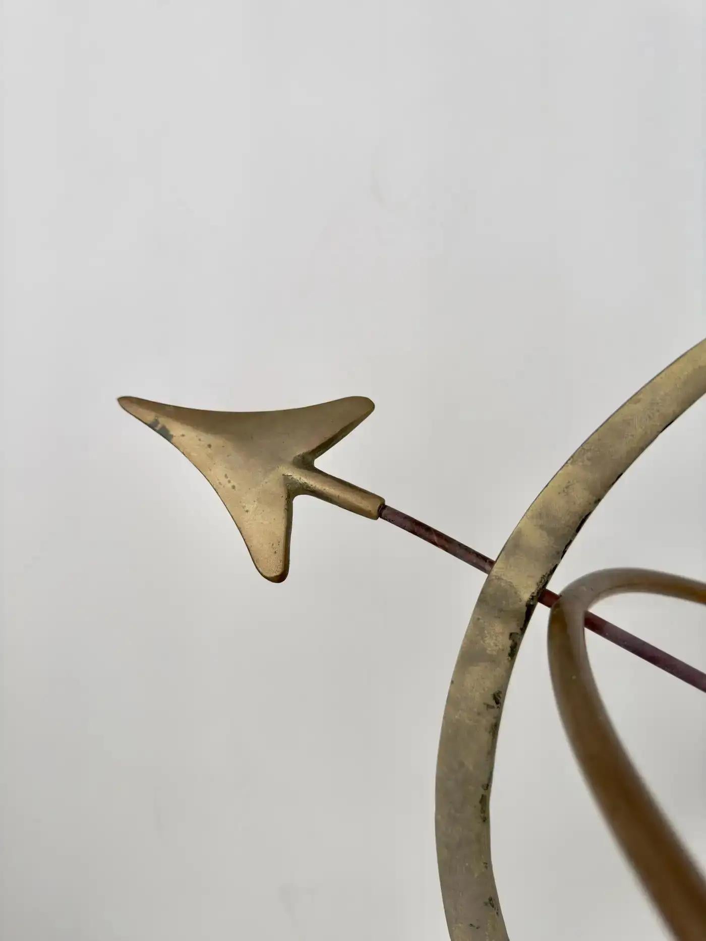 20th Century Roman Garden Armillary Cast Iron Sundial