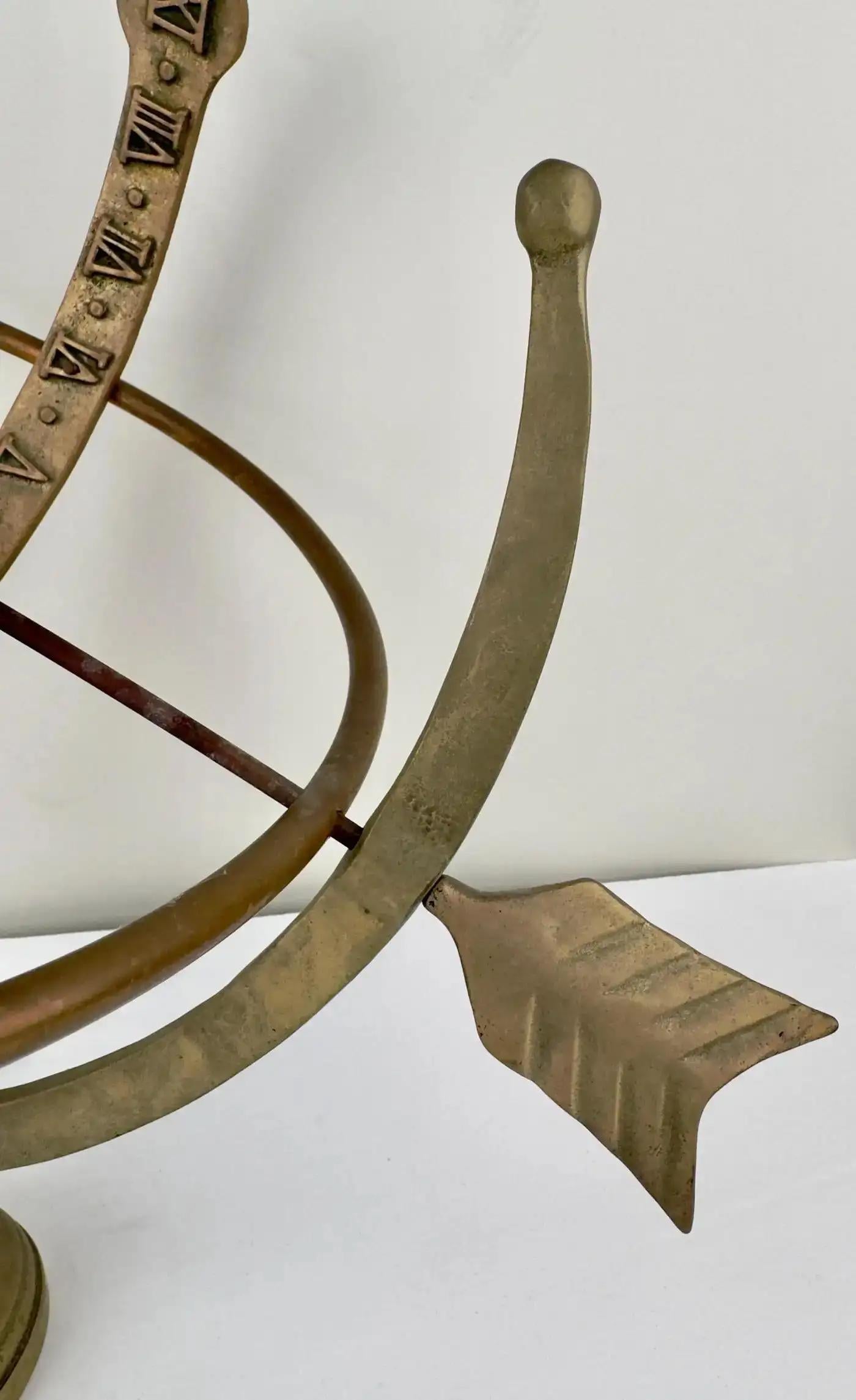 Roman Garden Armillary Cast Iron Sundial 1