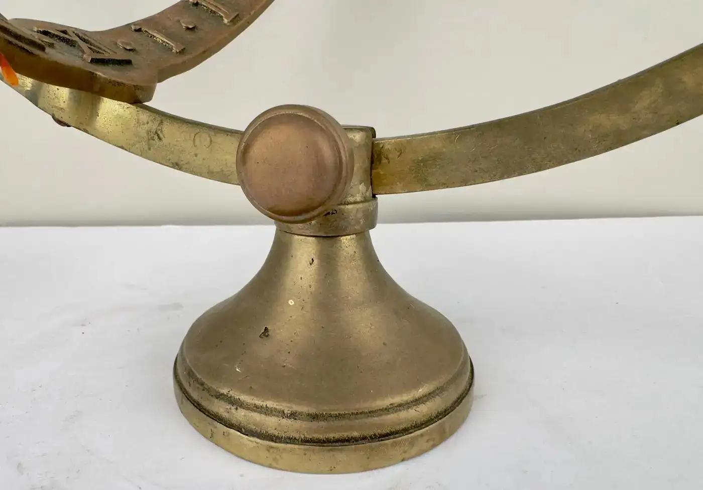 Roman Garden Armillary Cast Iron Sundial 3