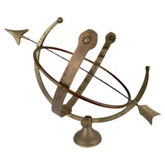  Roman Garden Armillary Cast Iron Sundial 