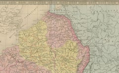 Roman Gaul & Northern Italy – Antique Map of La Gaule by Andriveau-Goujon, 1861