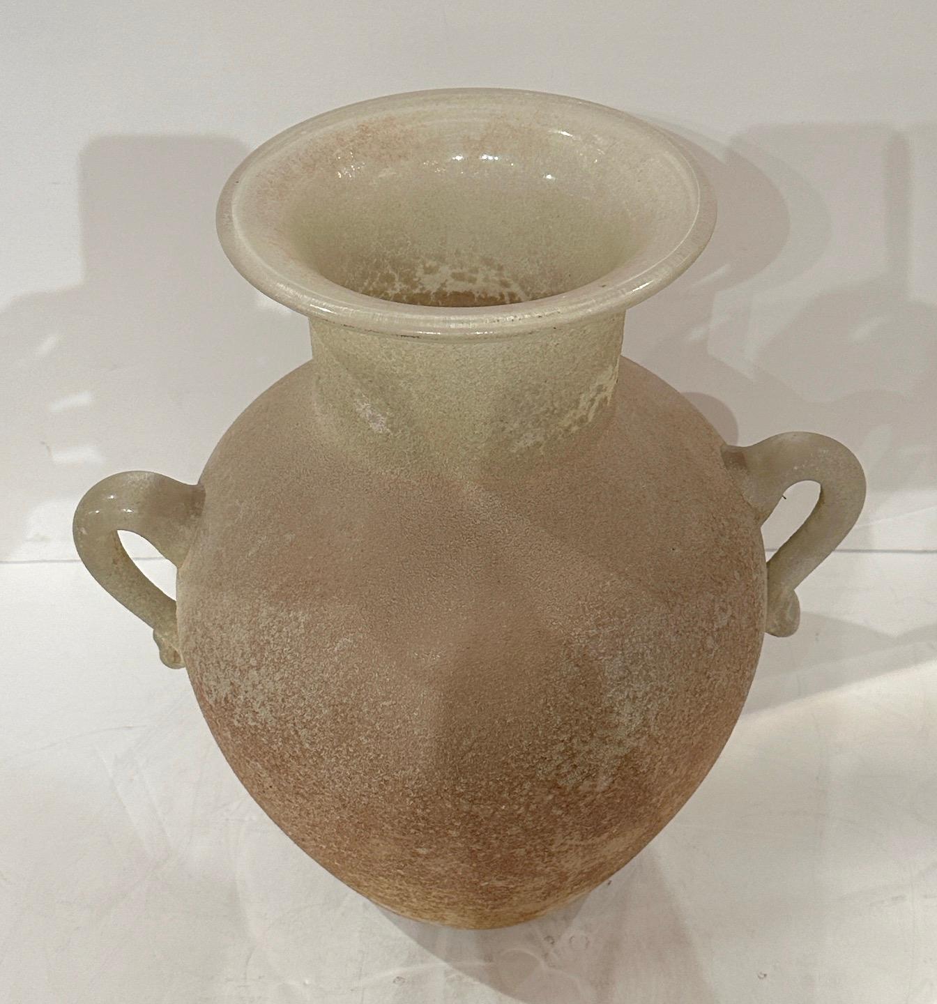 Classical Roman Roman Glass Urn For Sale