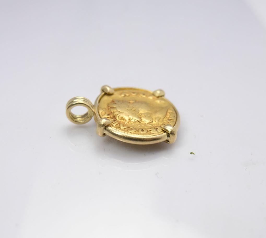 genuine roman coin necklace