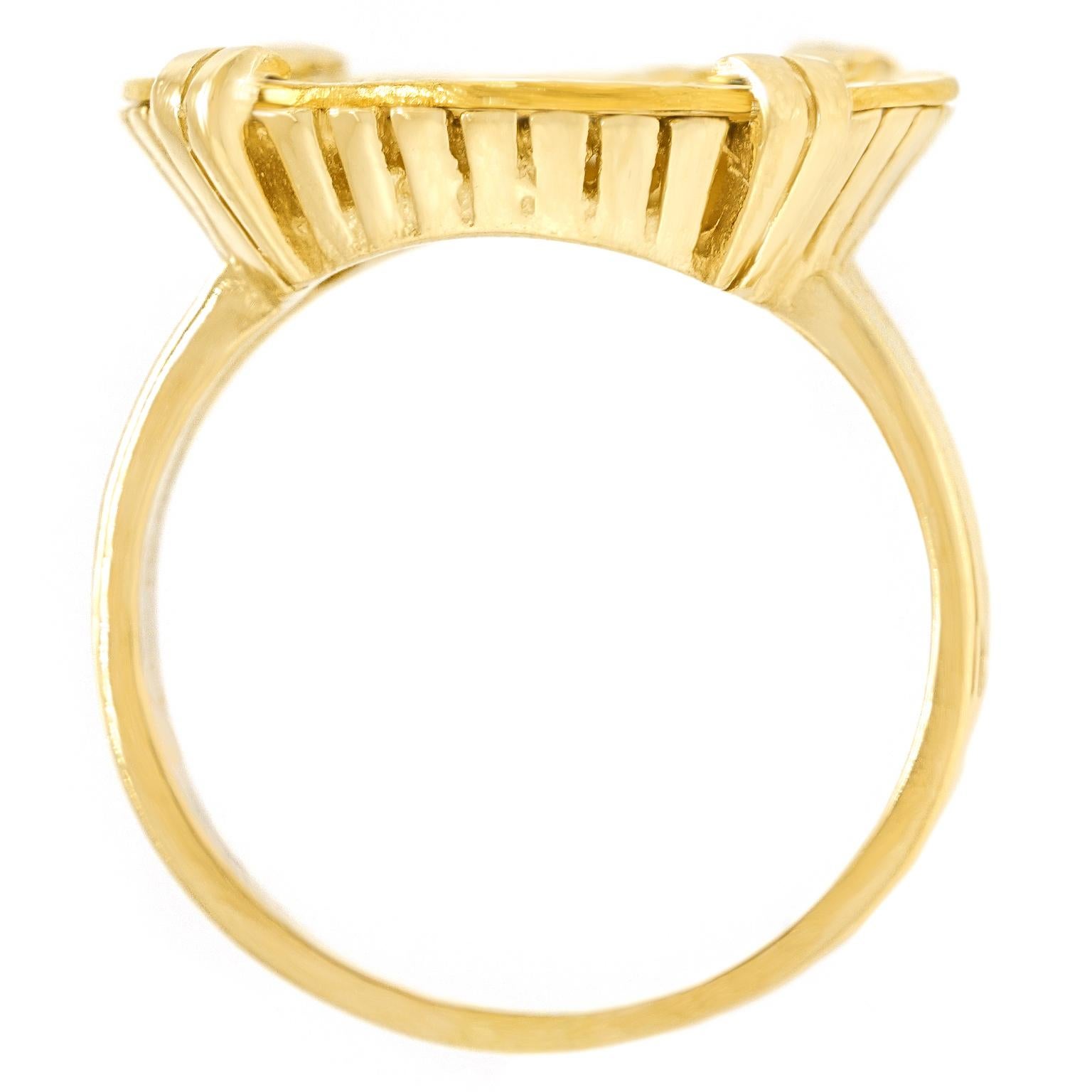 Roman Gold Coin Ring For Sale 5