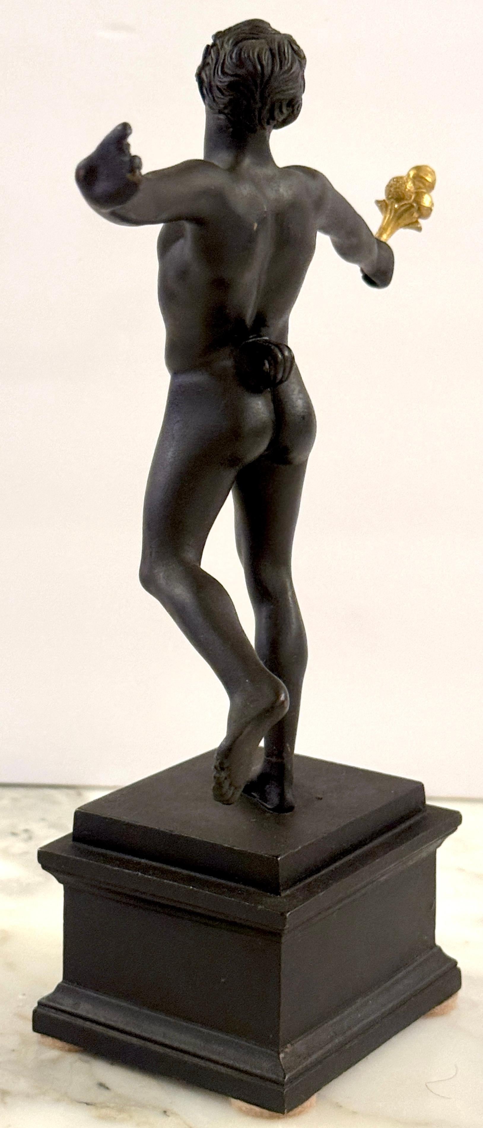Escultura romana de bronce Gran Tour de la 