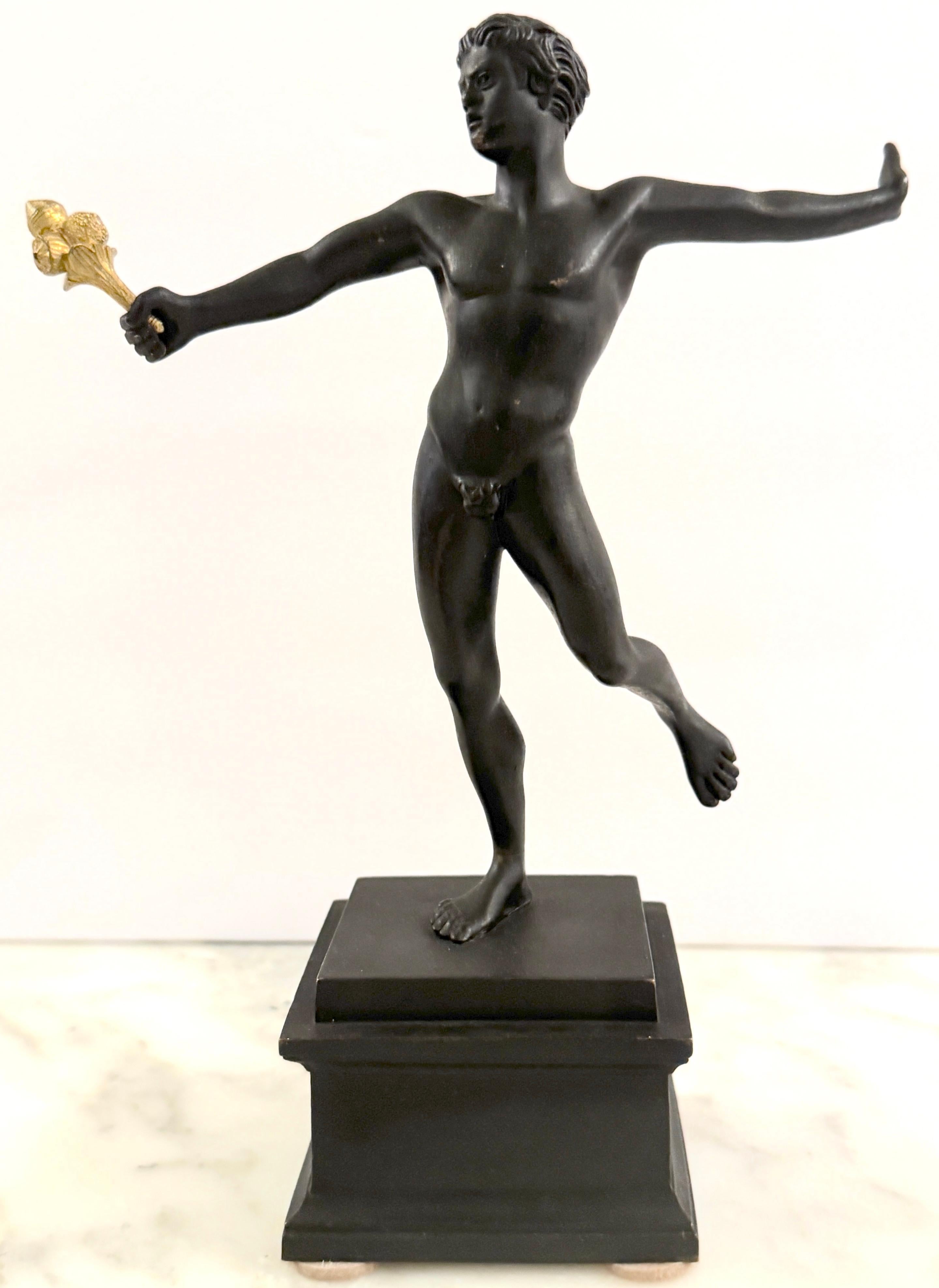 Escultura romana de bronce Gran Tour de la 