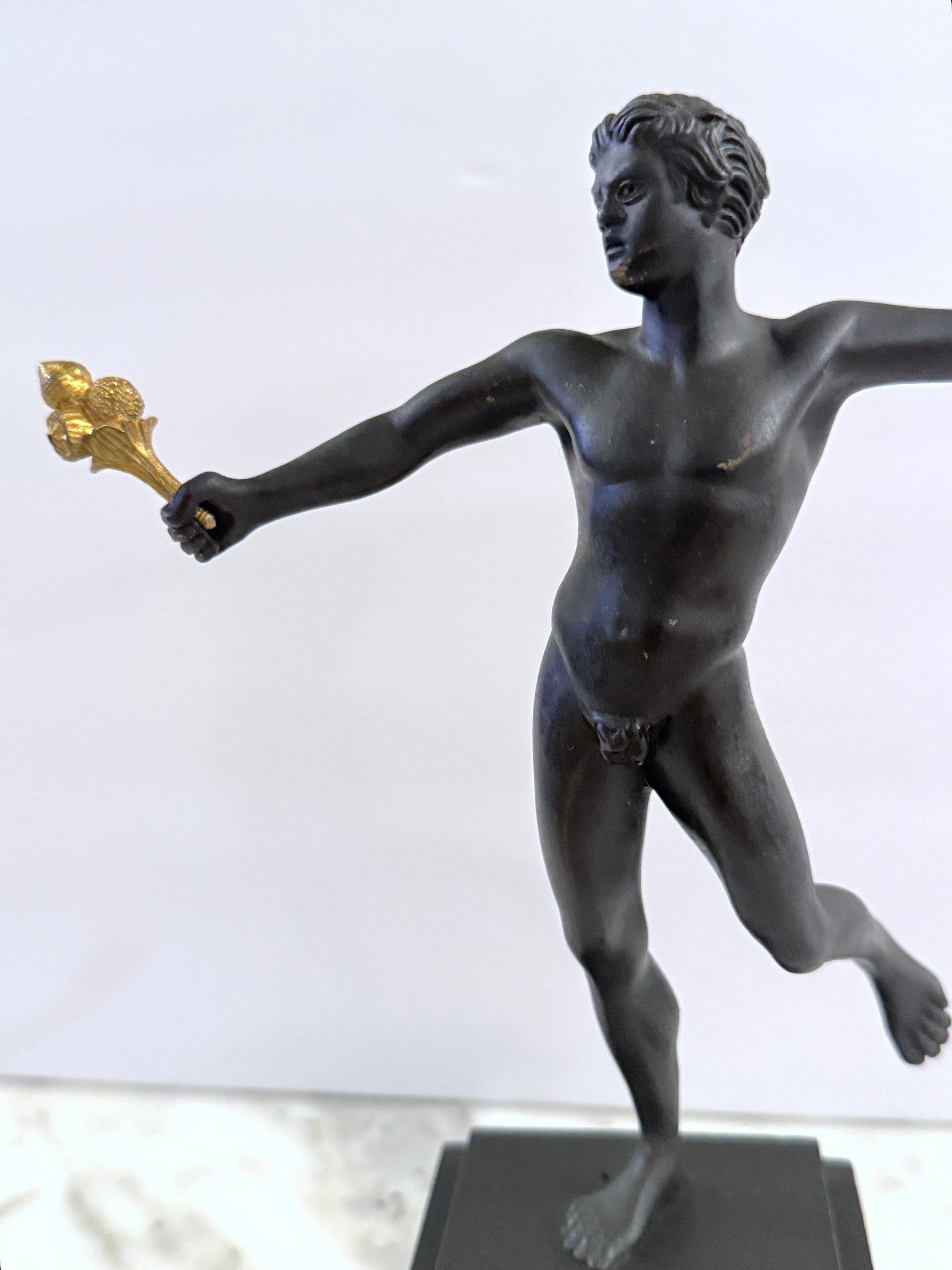 Escultura romana de bronce Gran Tour de la 