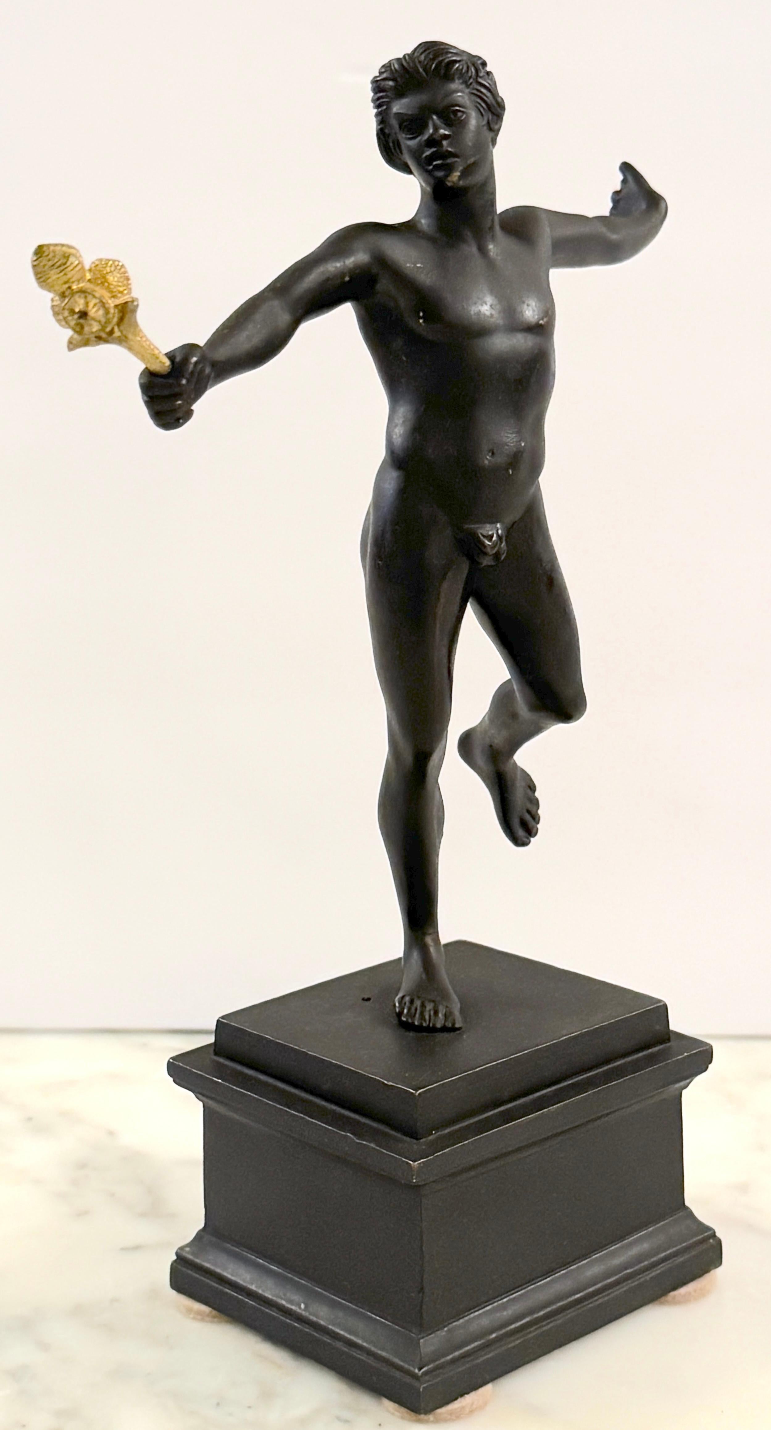 Escultura romana de bronce Gran Tour de la 
