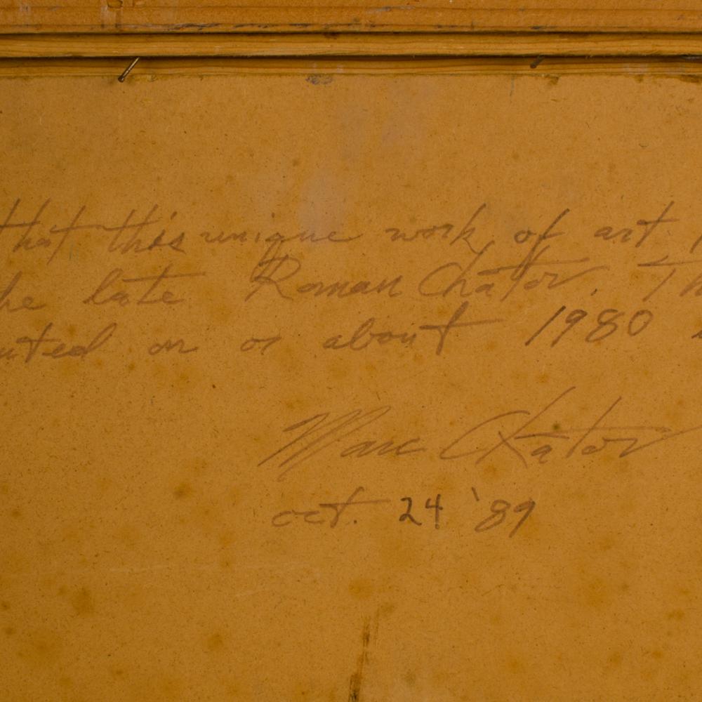 Roman Gregory Chatov (ruso, n. 1900 - m. 1987), Óleo 