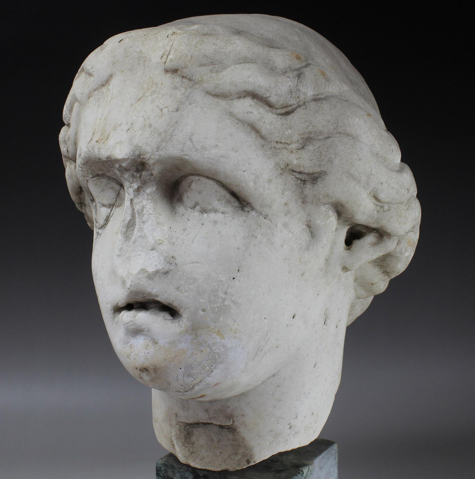 Classical Roman Roman Head of a Goddess