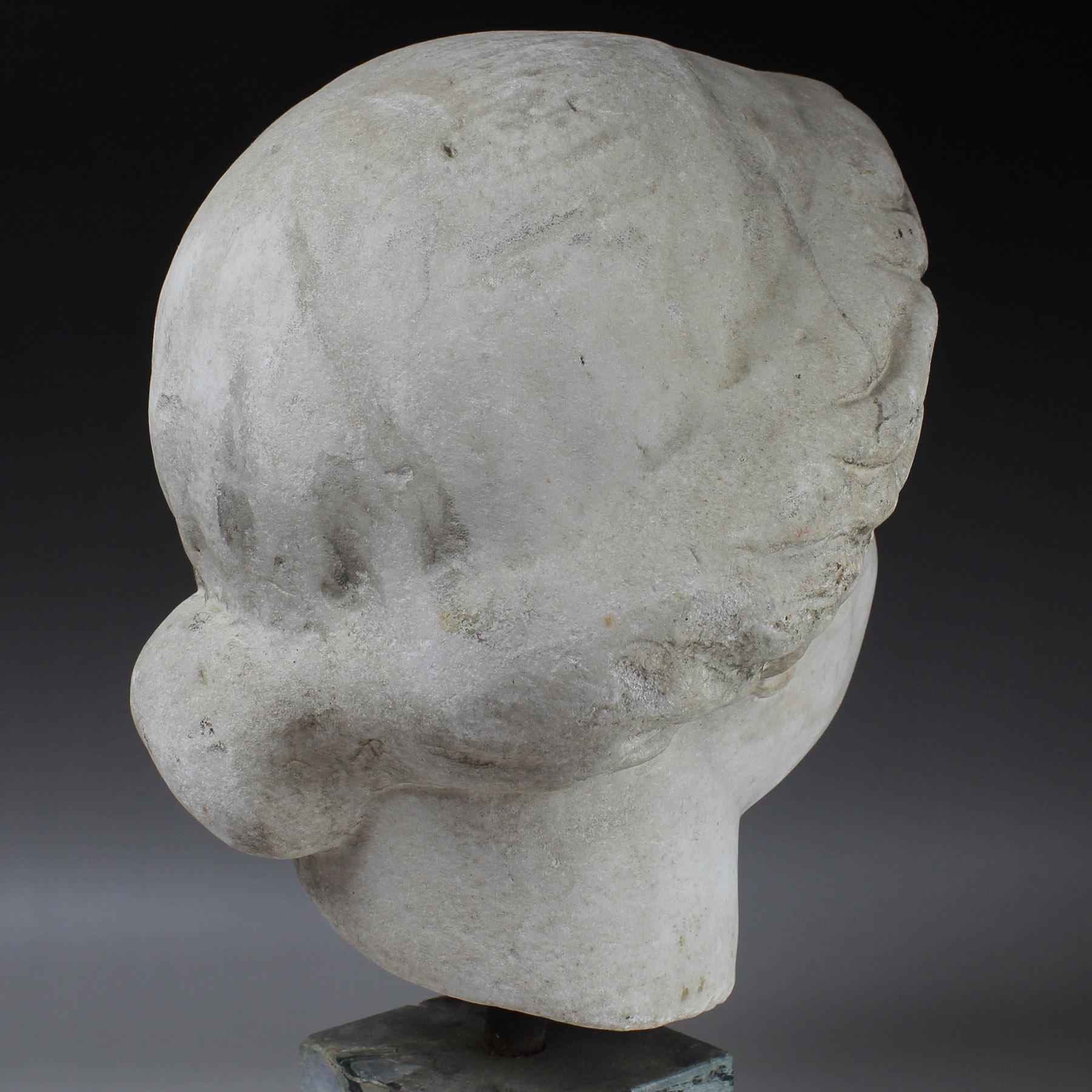 Roman Head of a Goddess In Fair Condition In EL CAMPELLO, ES