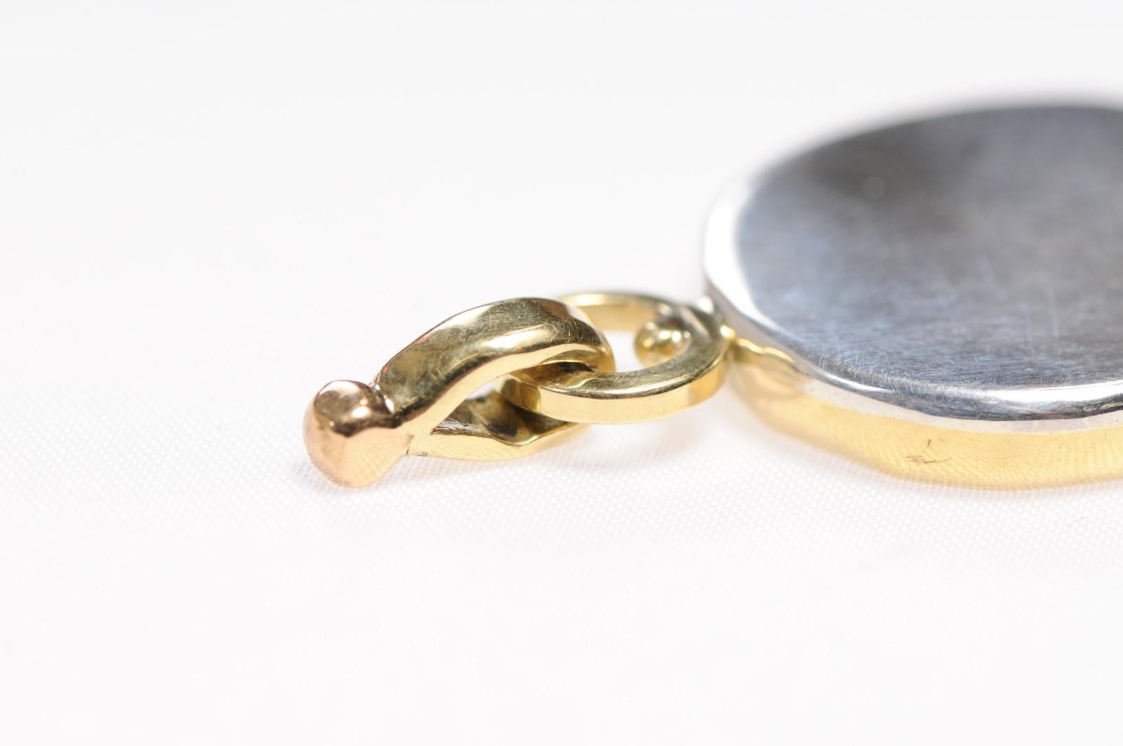Roman Hippopotamus Coin Pendant 18kt Gold (pendant only) For Sale 2