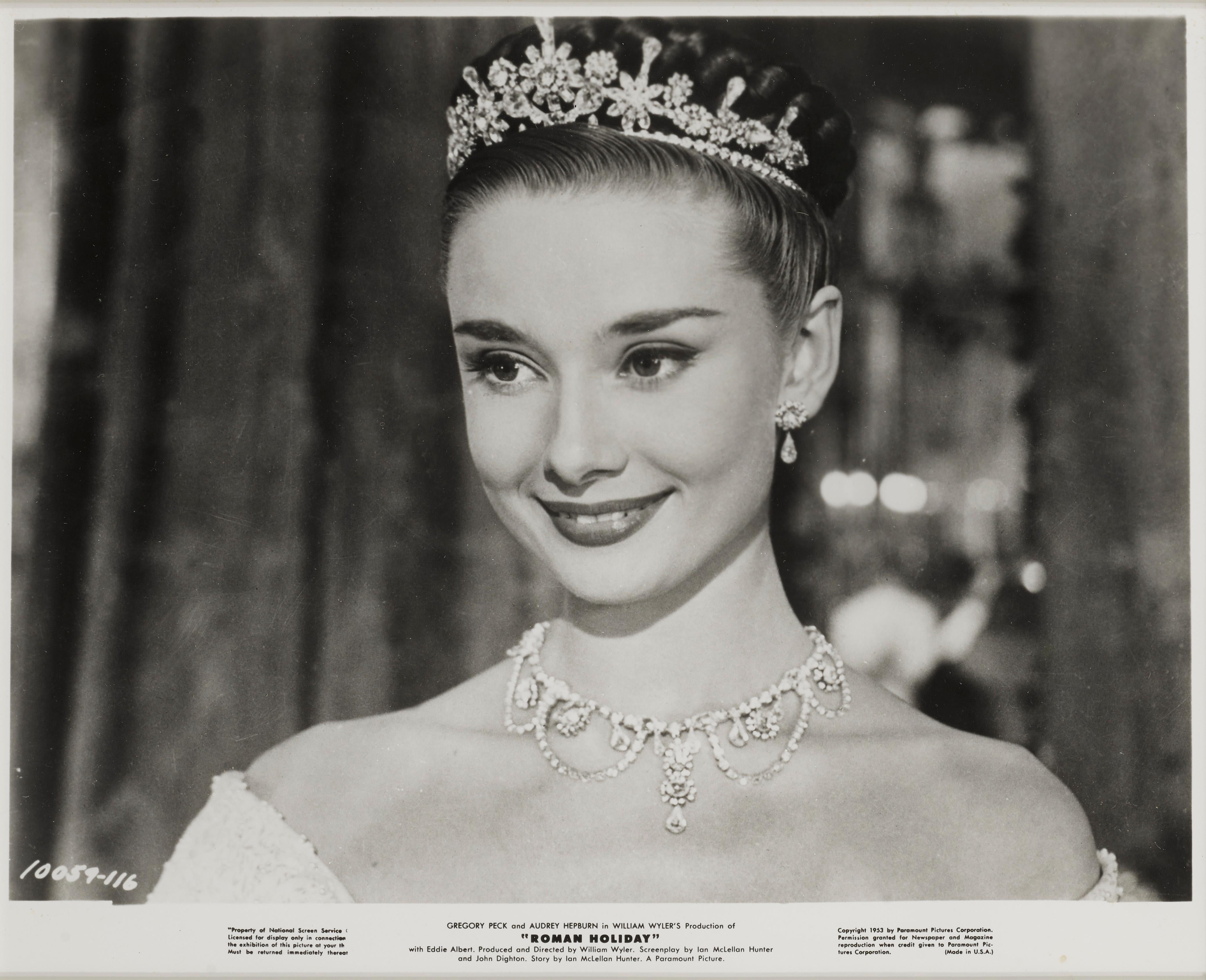 Original US photographic production still from Paramount Pictures used to promote the film Roman Holiday.
Gregory Peck and Audrey Hepburn's Classic, 1953 romance directed by William Wyler.
This piece is conservation framed and would be shipped