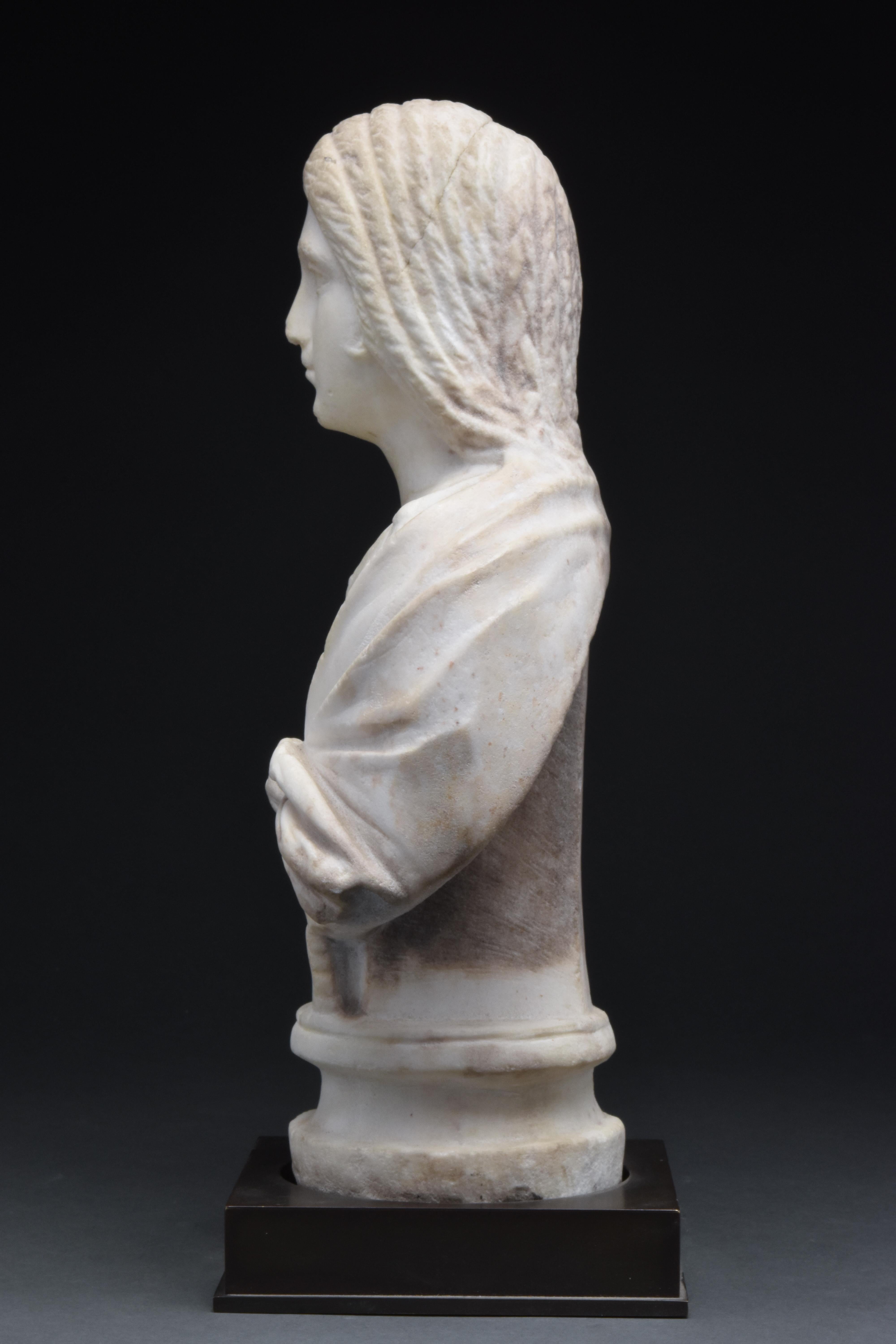 Classical Roman Roman Imperial Marble Bust of Julia Domna