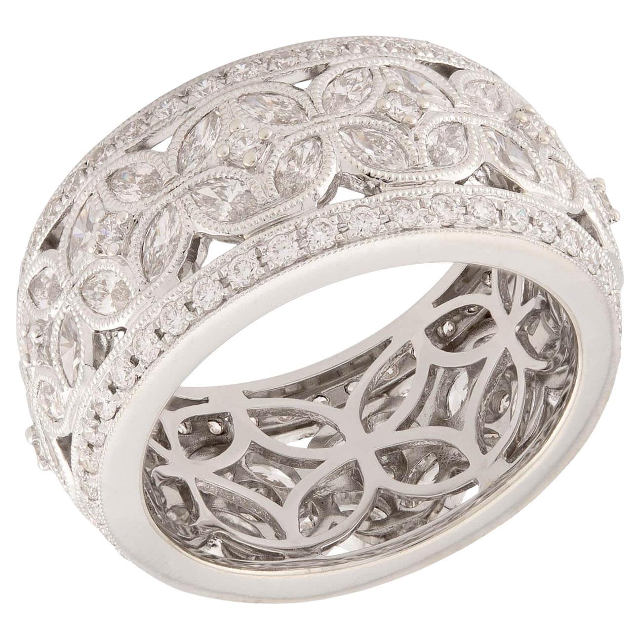 ROMAN + JULES Fascia di diamanti 14k in vendita