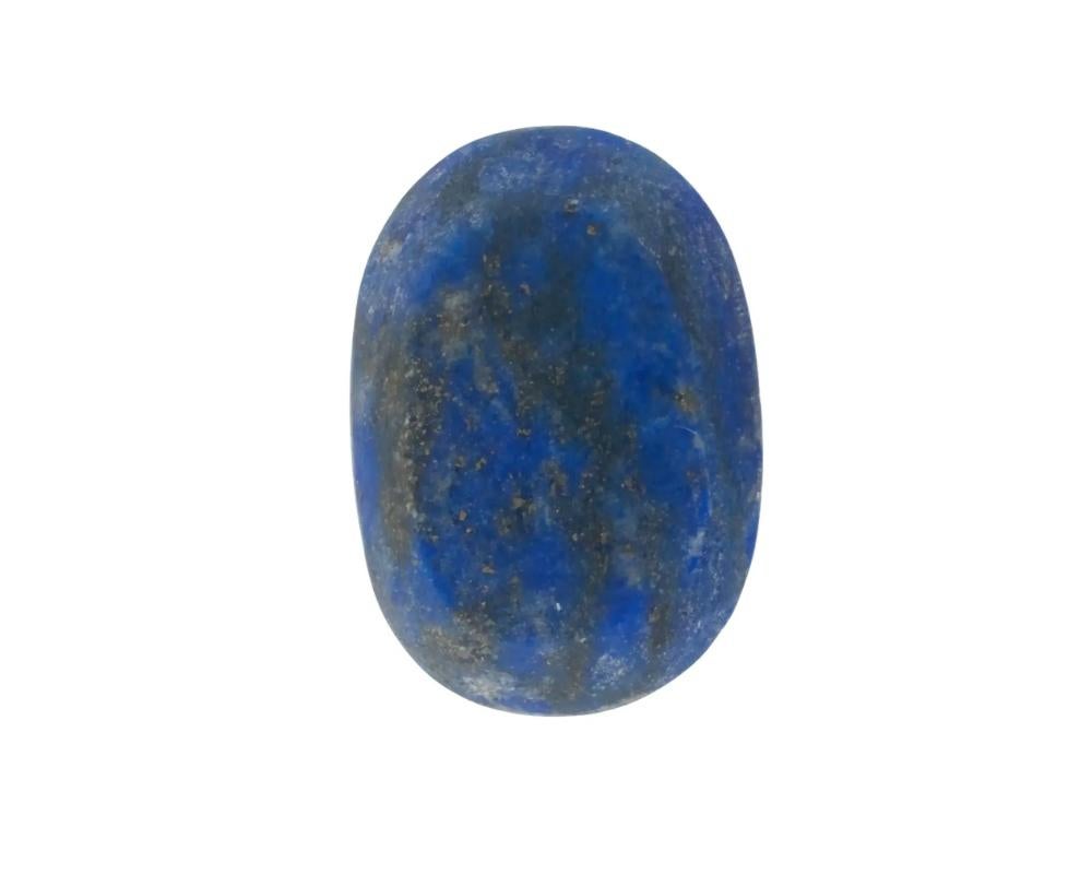 Women's or Men's Roman Lapis Lazuli Intaglio Seal W Erotic Scene
