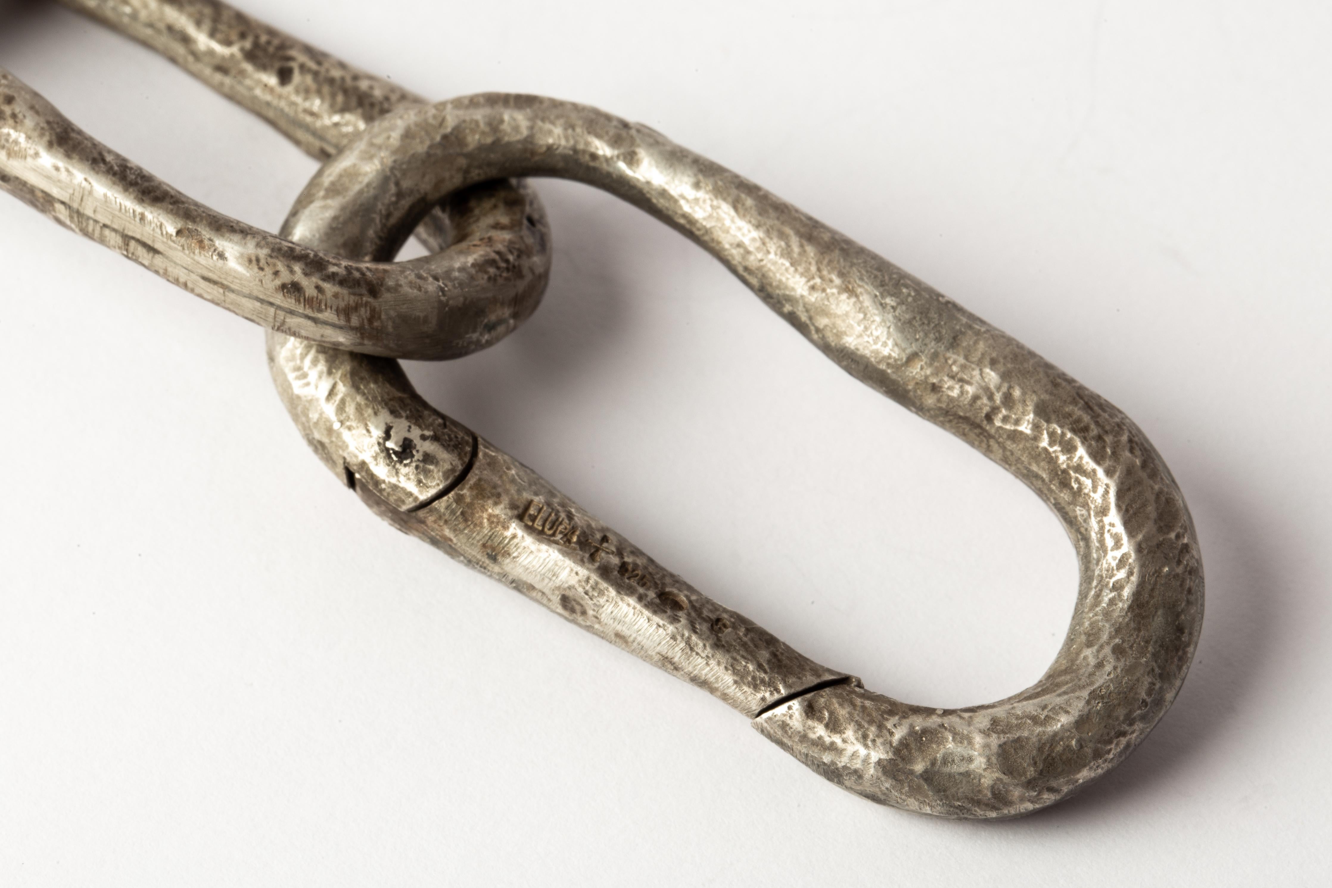 Roman Large Link Bracelet w/ Large Closed Link (Pyrite, DA+PYR) For Sale 1