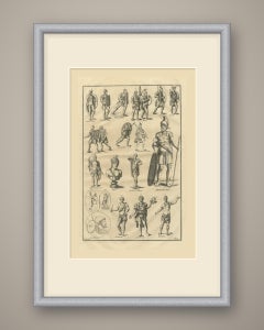 Roman Legionaries, Helmets and Gems from Trajan's Column, Montfaucon, 1722