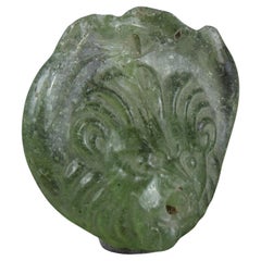 Antique Roman lion medallion