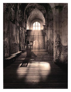 Absolution, Black and White Photograph, Church, Lithuania, Eastern Europe