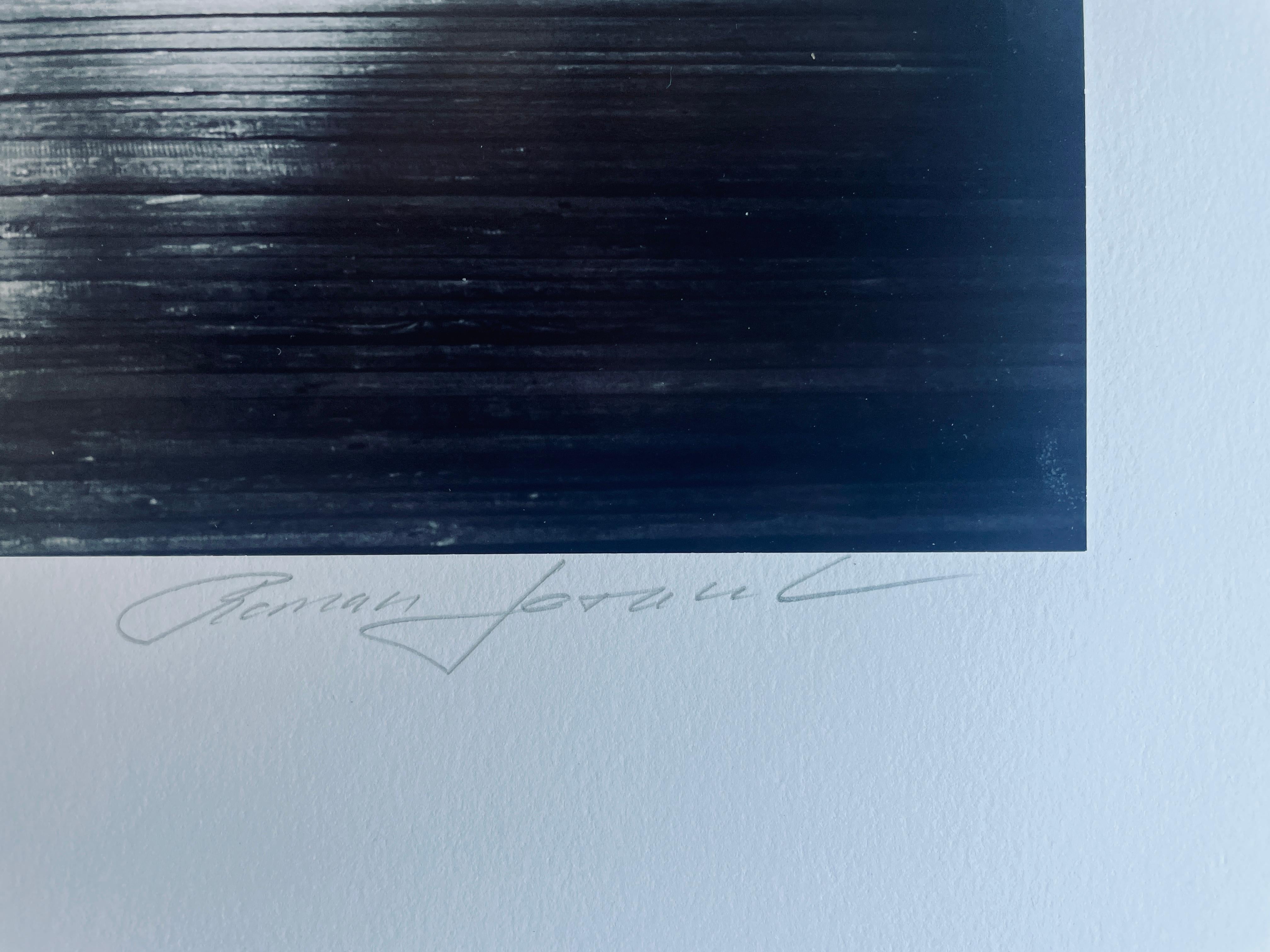 Eine der berühmtesten Fotografien von Roman Loranc. Im Ruhestand Negativ. 
Roman Loranc ist nicht mehr im Druck.
Von der Künstlerin handgedruckt.

20x24 ist Auflage 3/50. Hervorragende Tonung.
