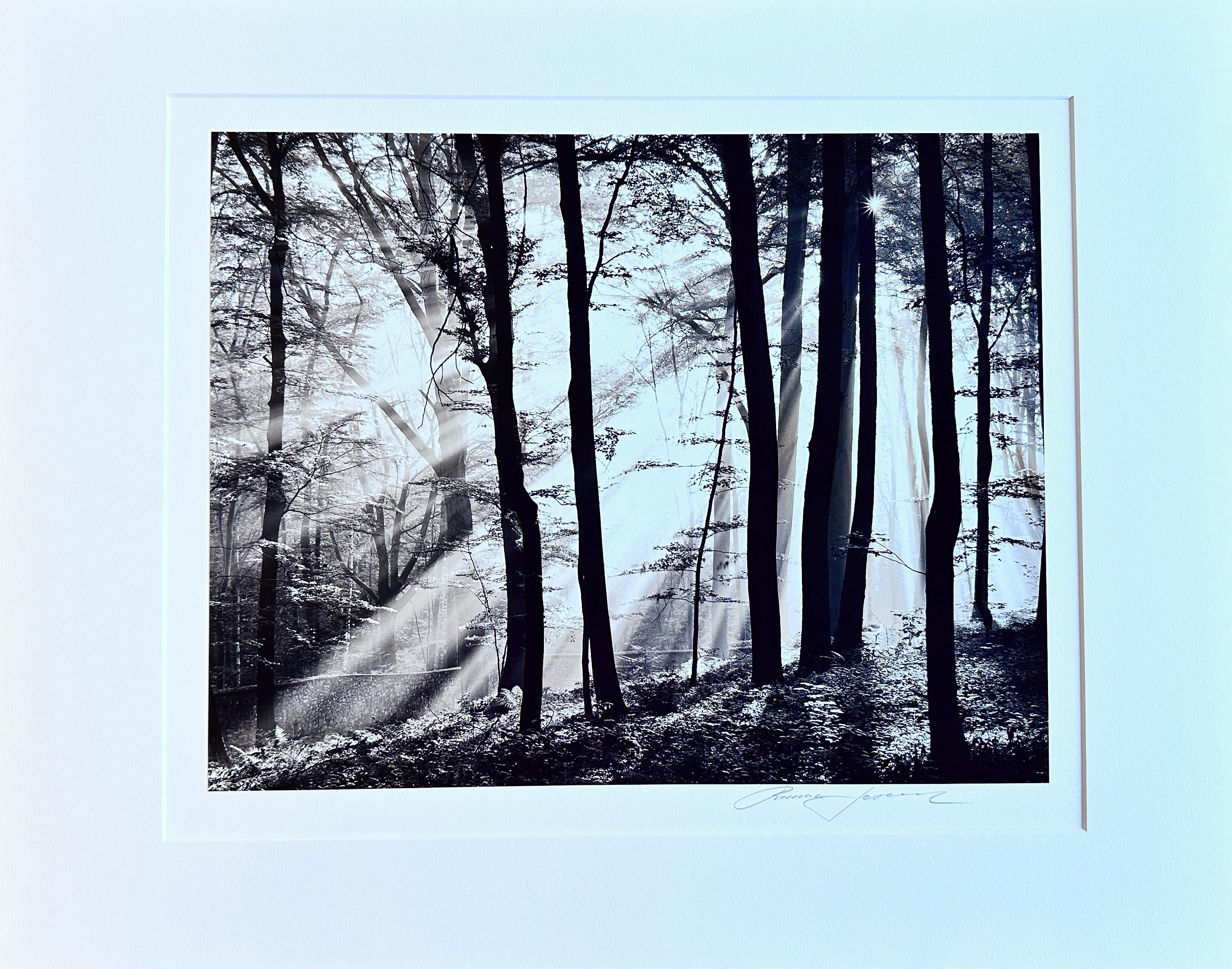 An der Grenze (Schwarz), Black and White Photograph, von Roman Loranc