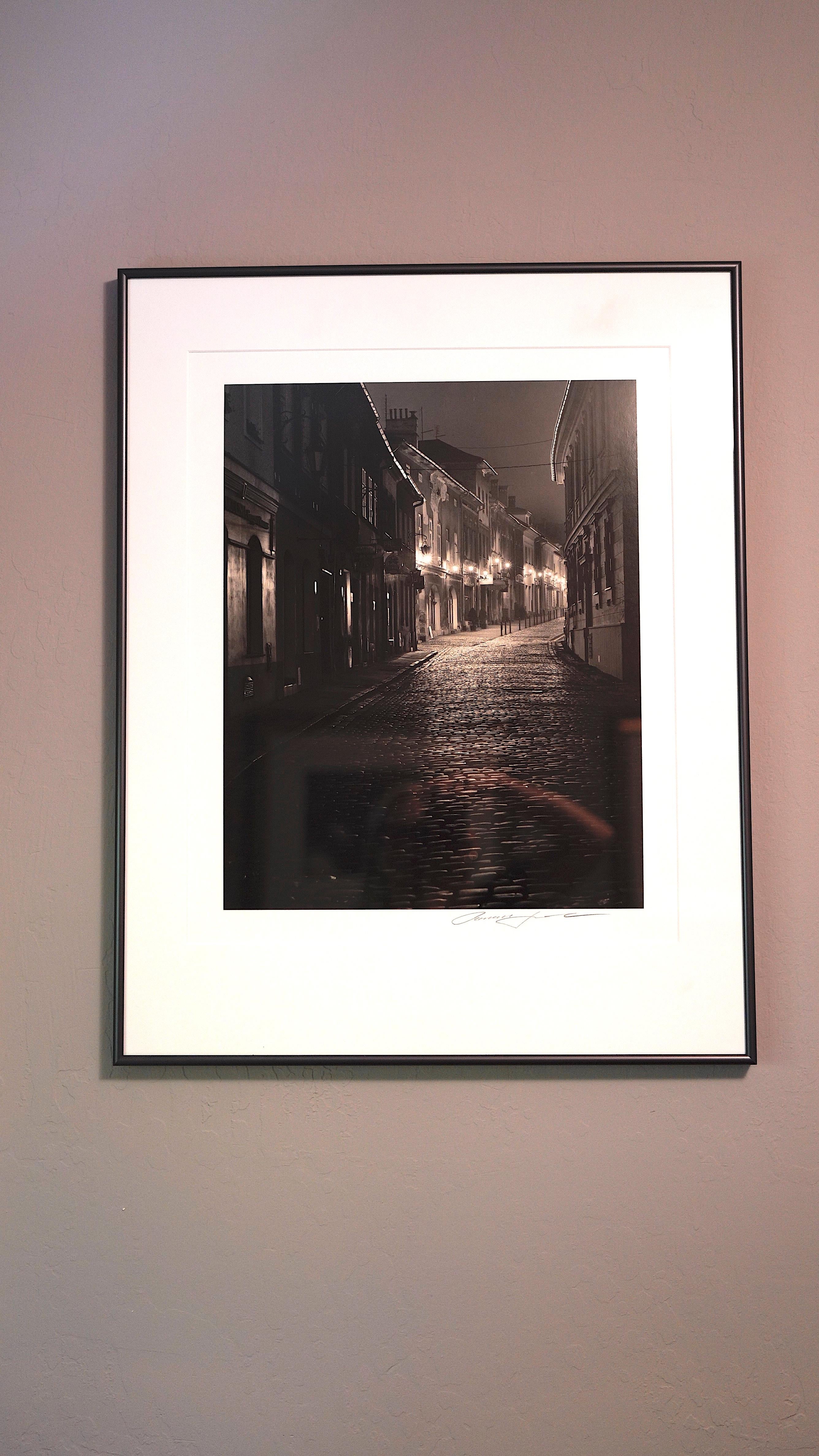Bielsko Biala, Poland Street Scene - Photograph by Roman Loranc