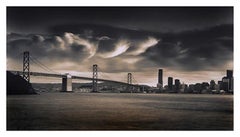 Billowing Clouds Over Bay Bridge