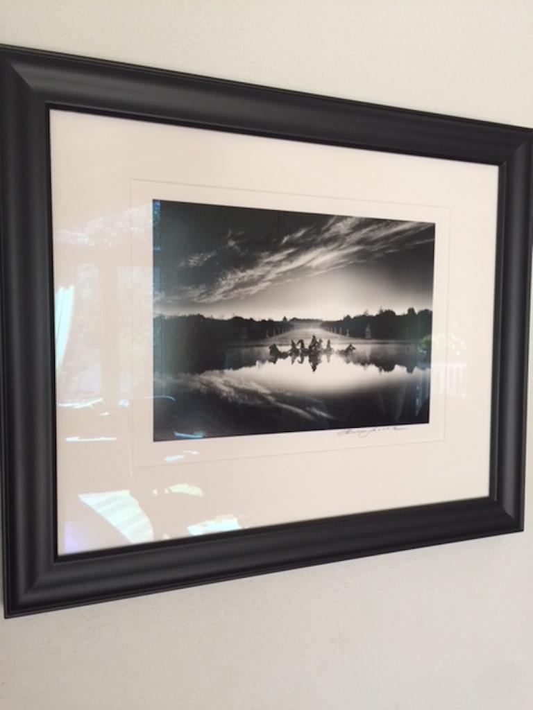 Chariot of Apollo Study #1, Versailles France Silver Gelatin 11x14 Framed - Photograph by Roman Loranc