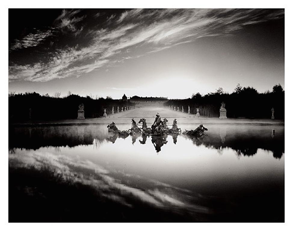 Roman Loranc Black and White Photograph - Chariot of Apollo Study #1, Versailles France Silver Gelatin 11x14 Framed