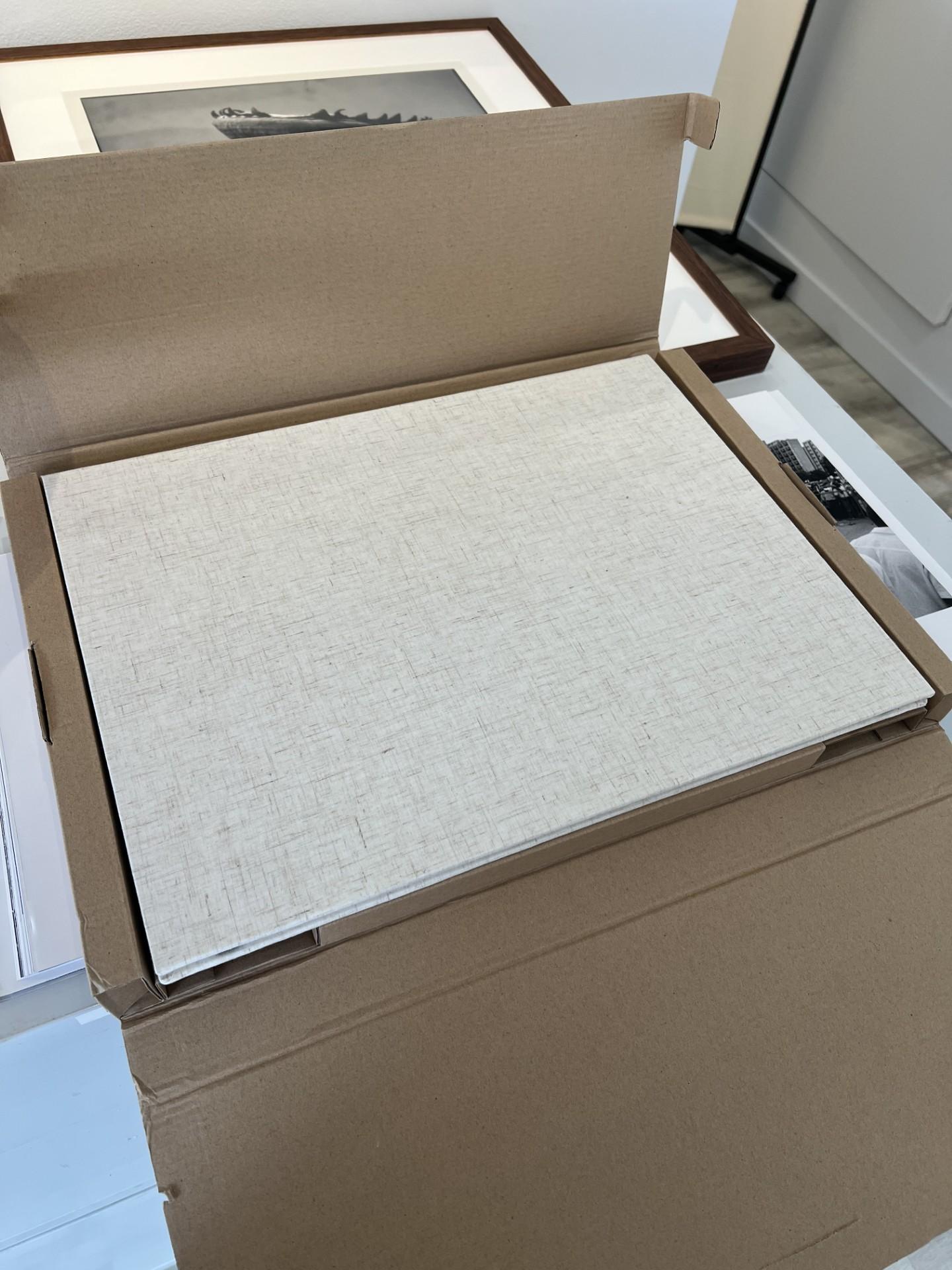 Signé au recto de la monture. Titré, daté et numéroté au dos du montage. Le livre original de Traces est accompagné d'une estampe originale figurant dans le volume. Le tirage Lily Pad est une photographie à la gélatine argentée imprimée à la main,