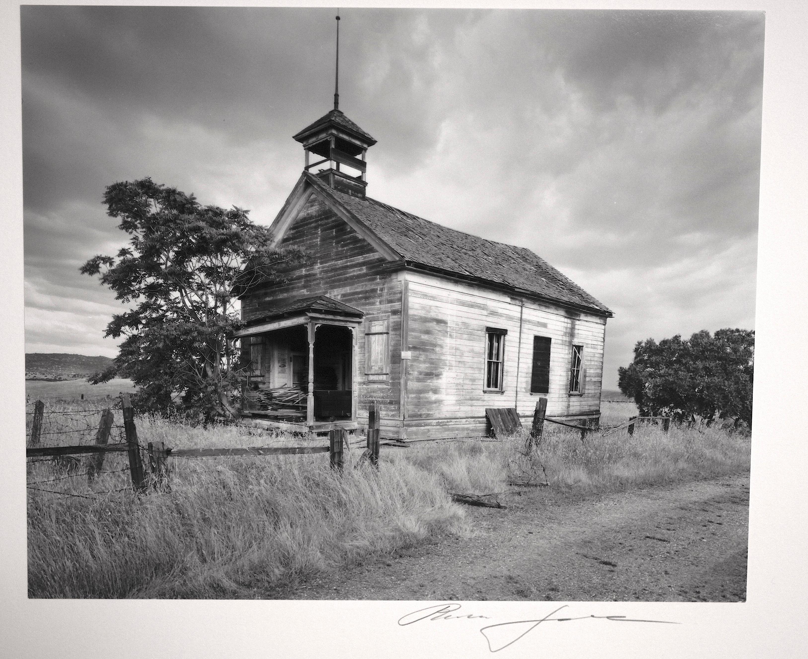 Roman Loranc Landscape Photograph - Old Run Down Church, California