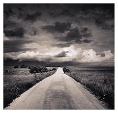 Offene Straße, Californian Road Sepia-Landschaft 