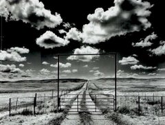Private Road With Clouds Extra Large Panoramic