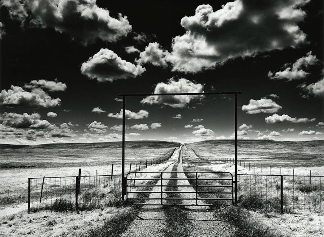 Roman Loranc Black and White Photograph - Private Road With Clouds