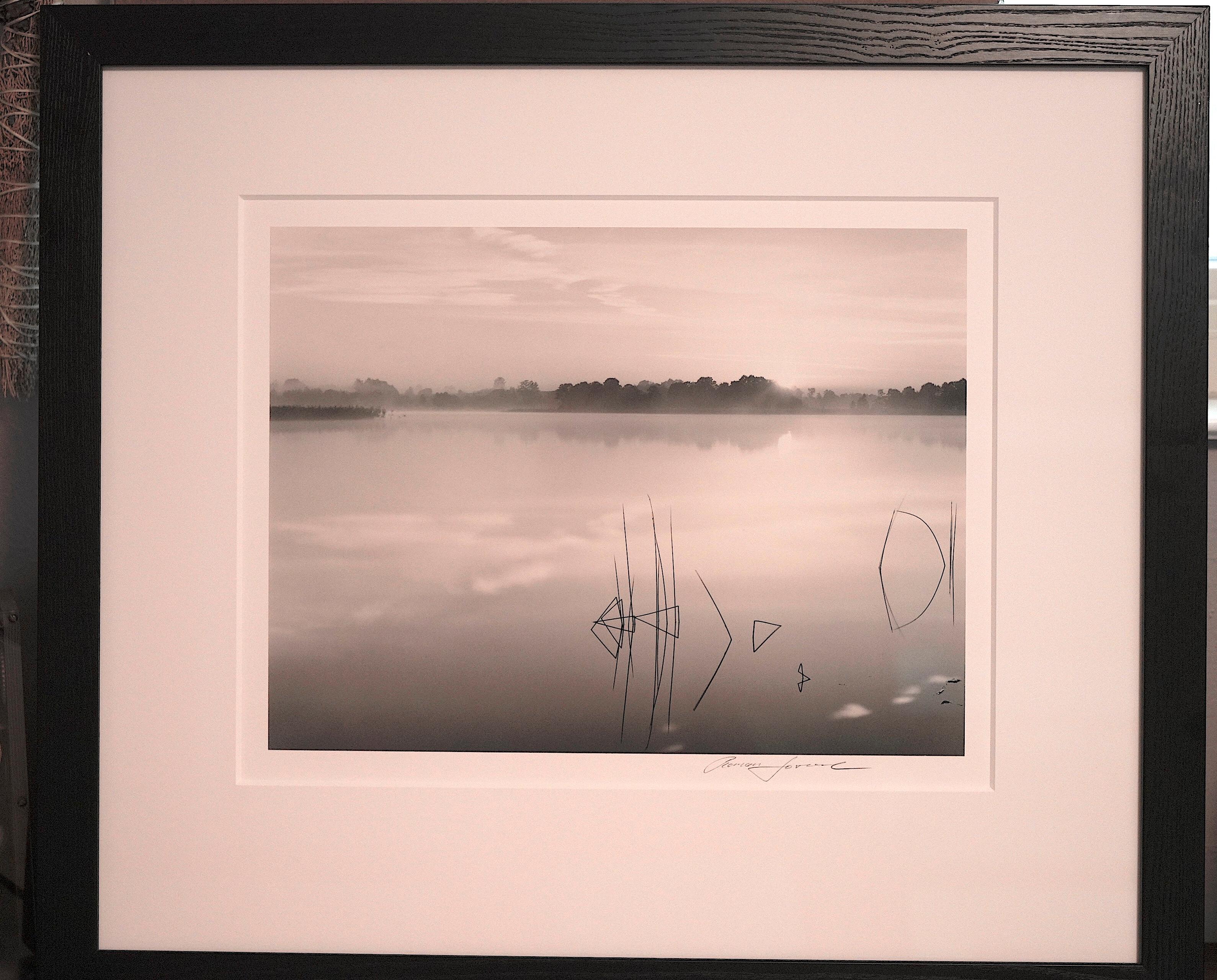 Roman Loranc Landscape Photograph - Quiet Music, Serene Water Scene