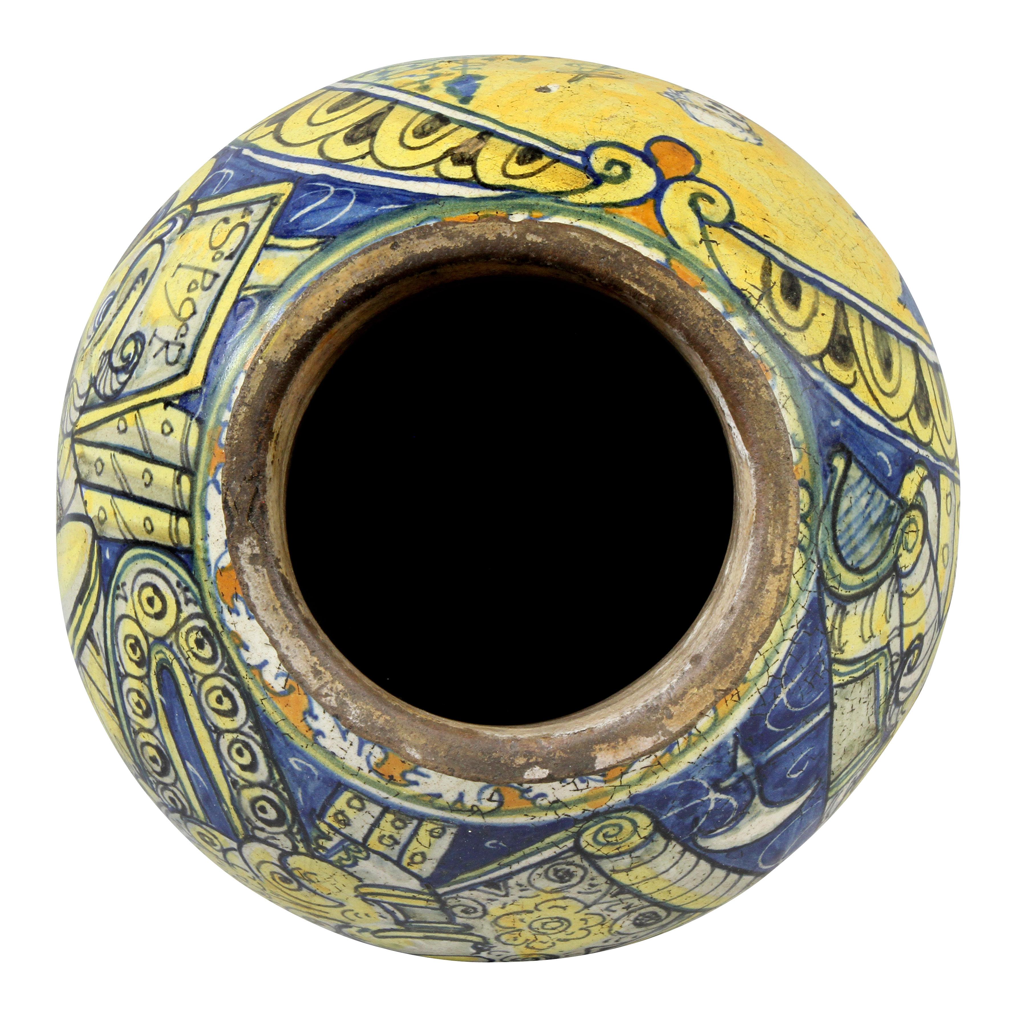 Roman Majolica Pot 1