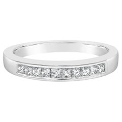 Roman Malakov 0.29 Carat Total Ten Stone Princess Cut Diamond Wedding Band Ring (anneau de mariage de 0.29 carat)