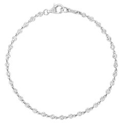 Roman Malakov Modearmband mit 0.58 Karat rundem Diamanten im Brillantschliff