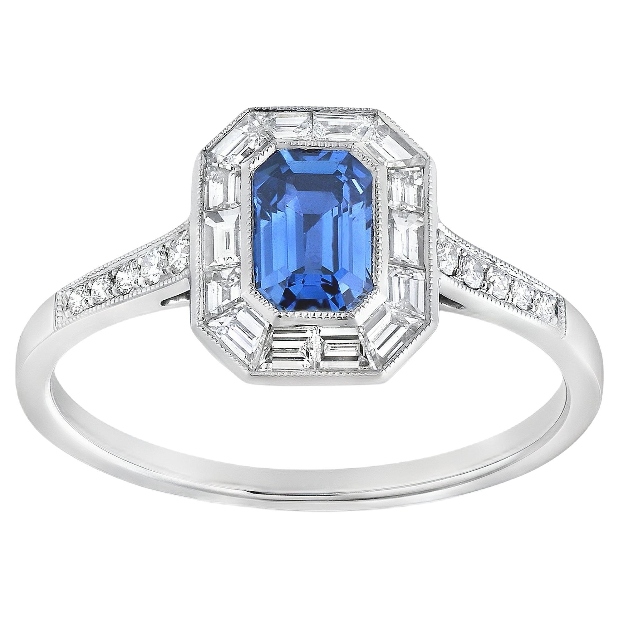 What is a square diamond ring called?