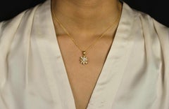 Roman Malakov Diamonds Diamants ronds de 0,84 carat à taille brillante Collier à pendentifs en forme d'étoile