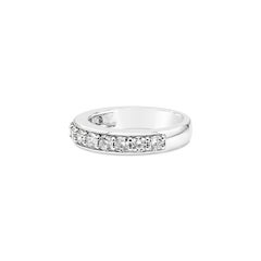 Roman Malakov 0.92 Carat Total Round Diamond Half-Eternity Wedding Band