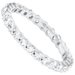 Roman Malakov 1.00 Karat runder Diamant Ewigkeits-Ehering