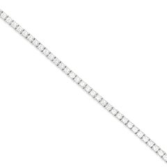 Roman Malakov Diamonds Bracciale da tennis con diamanti taglio rotondo da 1,08 carati totali in oro bianco
