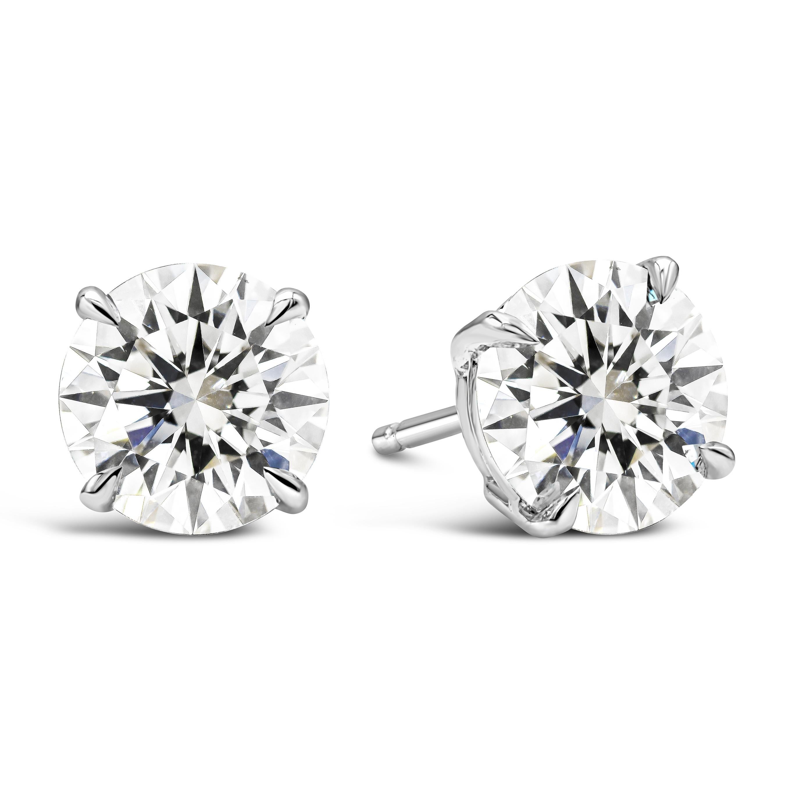 A timeless stud earring design to compliment any style. Showcasing 2 round brilliant diamonds weighing 1.17 carats, H Color and I1 in Clarity. Made with 14K White Gold

Style available in different price ranges. Prices are based on your selection.